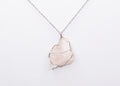 Rose Quartz Wire Wrapped Necklace