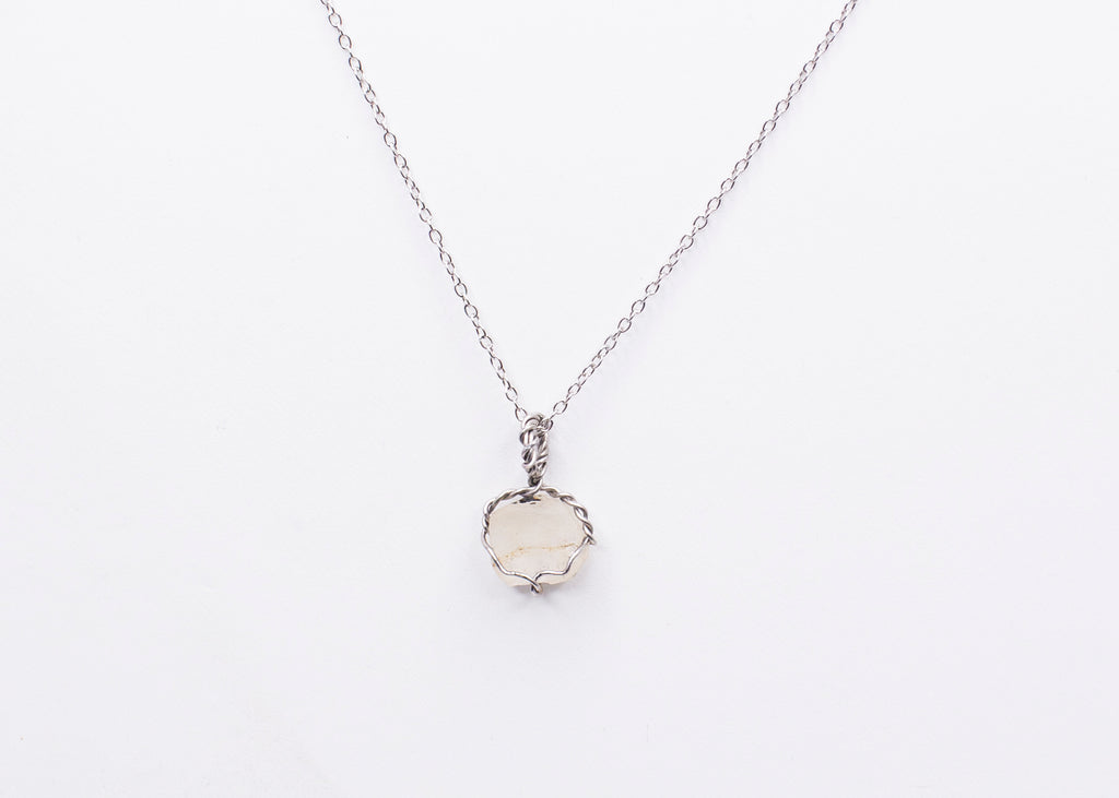Moonstone Wire-Wrapped Necklace - One of one