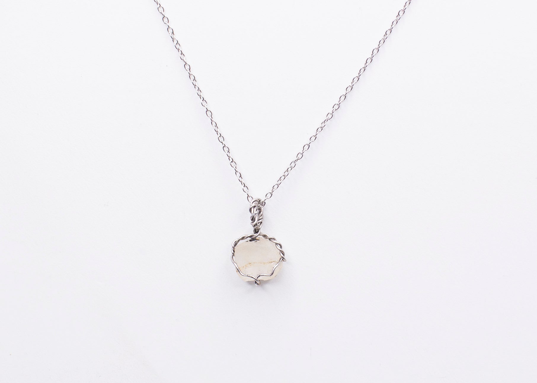 Moonstone Wire-Wrapped Necklace - One of one