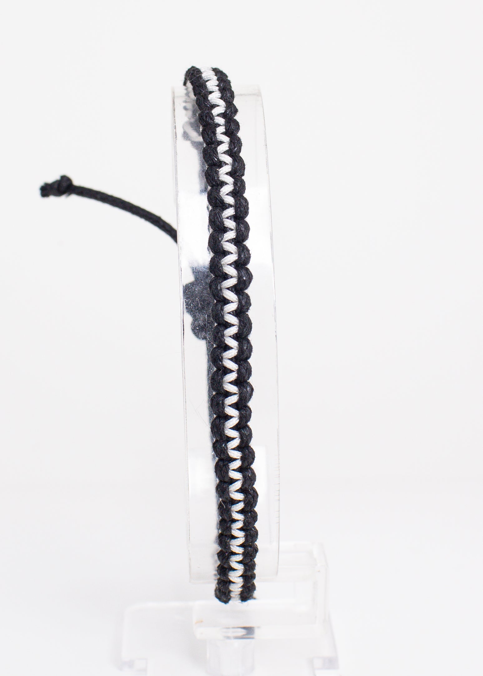 Two-Tone Artisan Macrame Bracelet