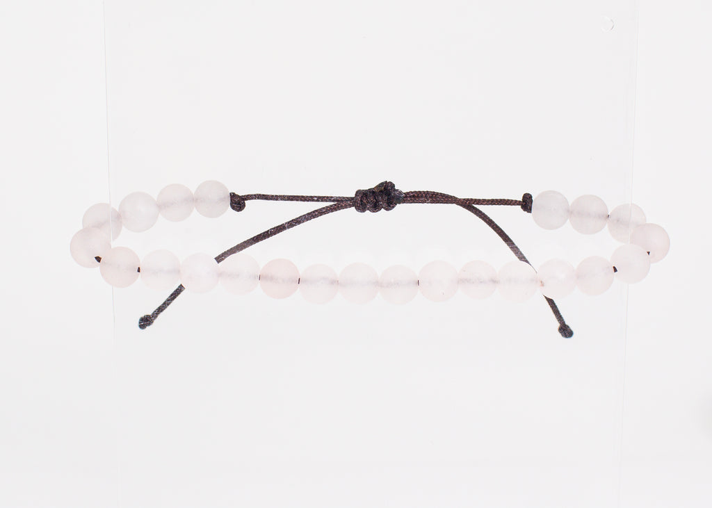 Rose Quartz Beaded Bracelet