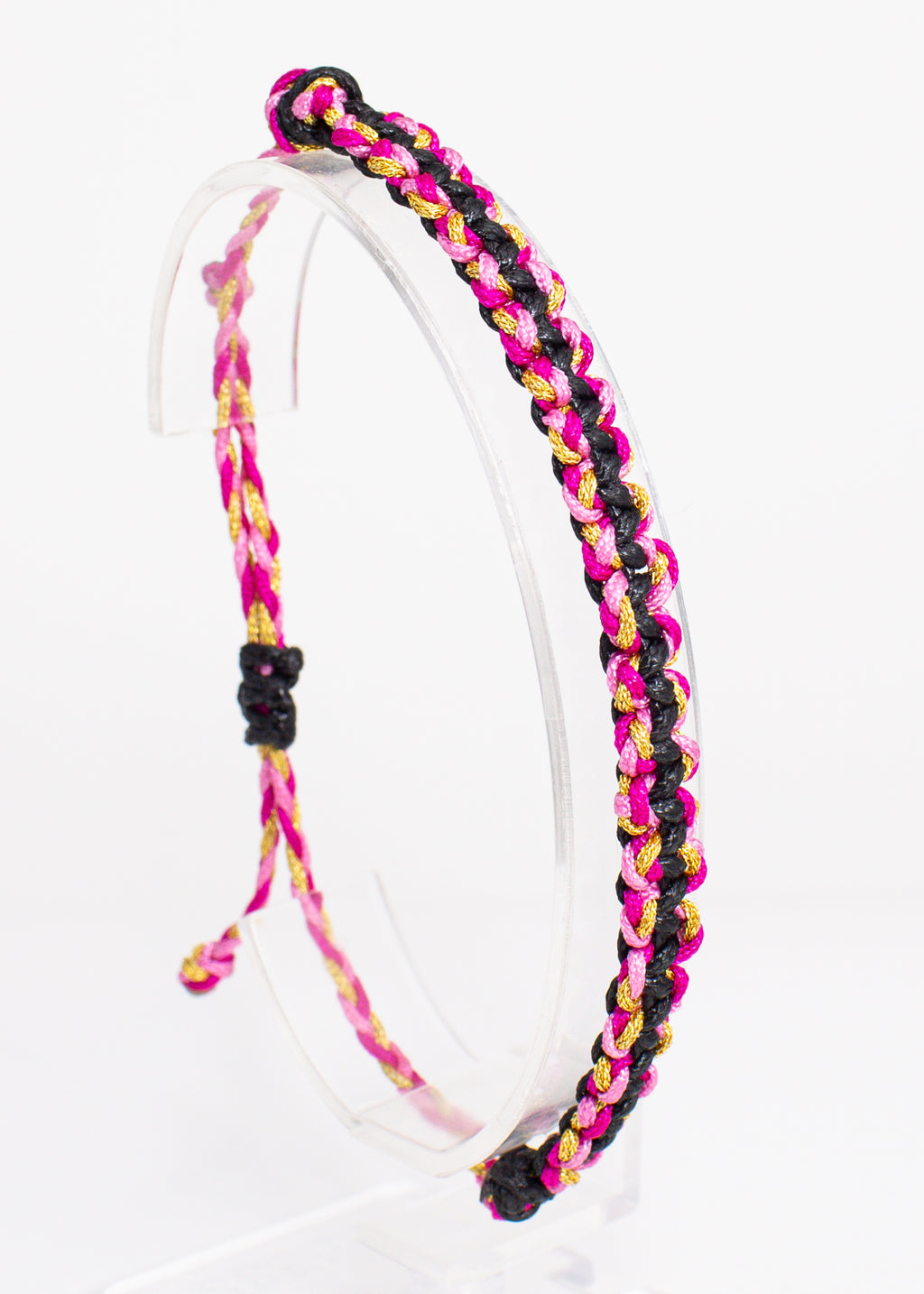 Artisan Macrame Bracelet - Reversible 4-Tone