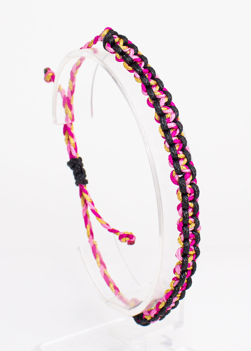 Artisan Macrame Bracelet - Reversible 4-Tone