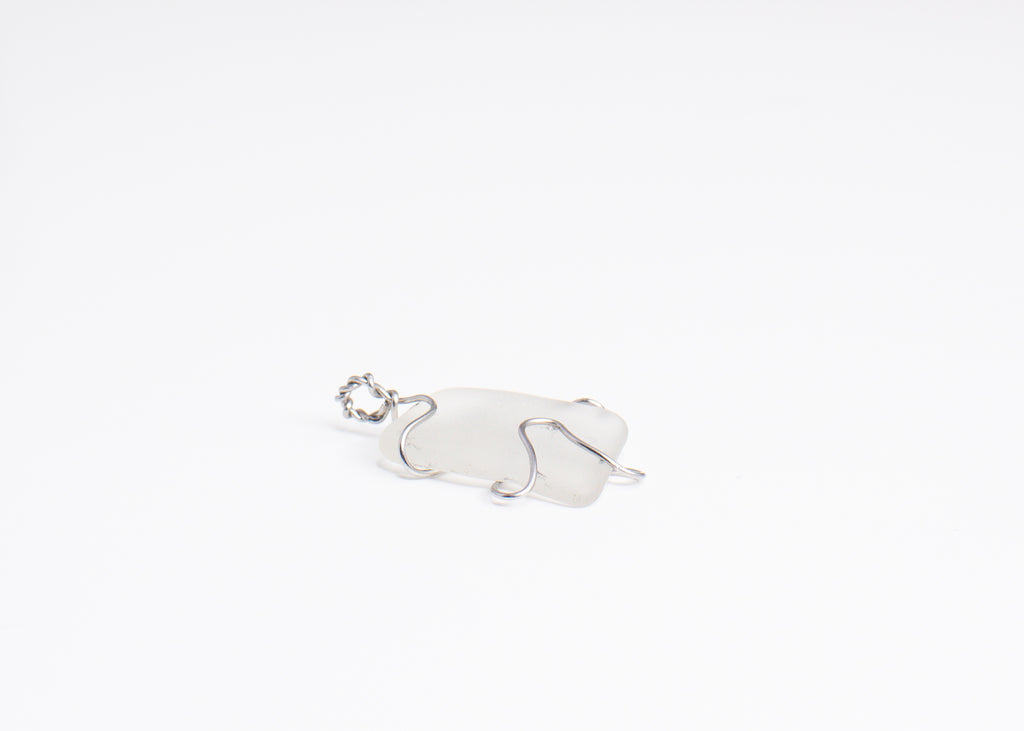 Artisan Wire-Wrapped Sea Glass Pendant