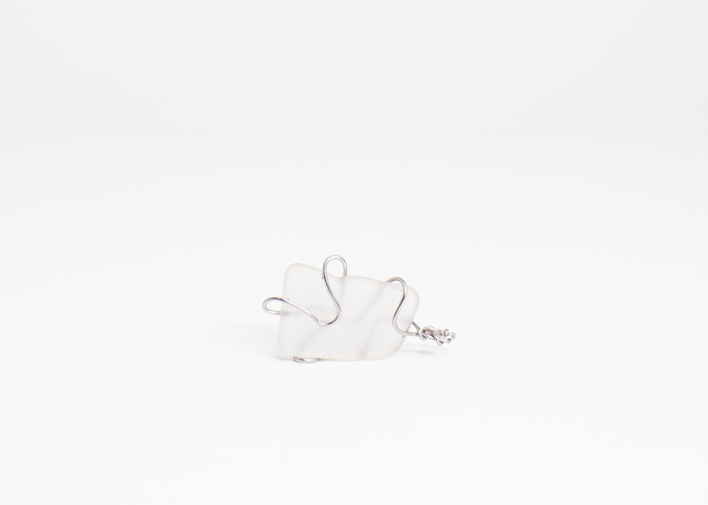 Artisan Wire-Wrapped Sea Glass Pendant