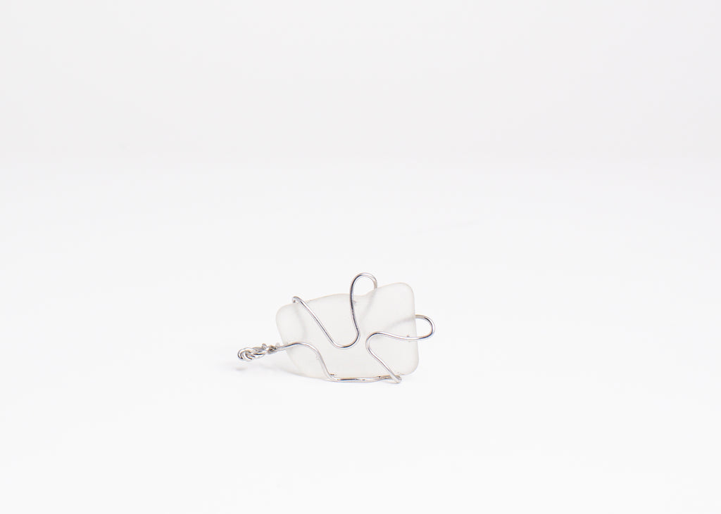 Artisan Wire-Wrapped Sea Glass Pendant