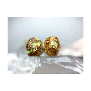 Gold Nugget Studs