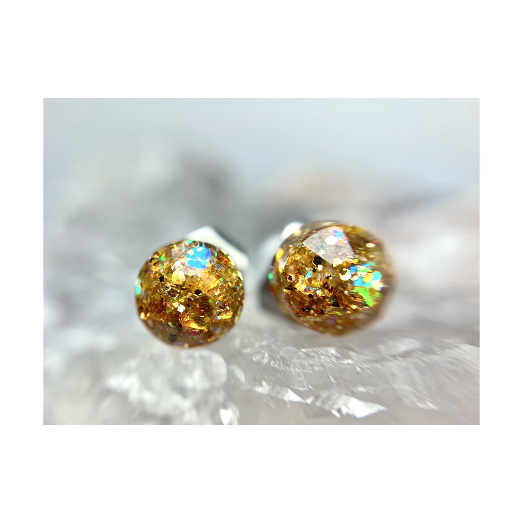 Gold Coin Studs