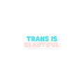 Trans is Beautiful Sticker