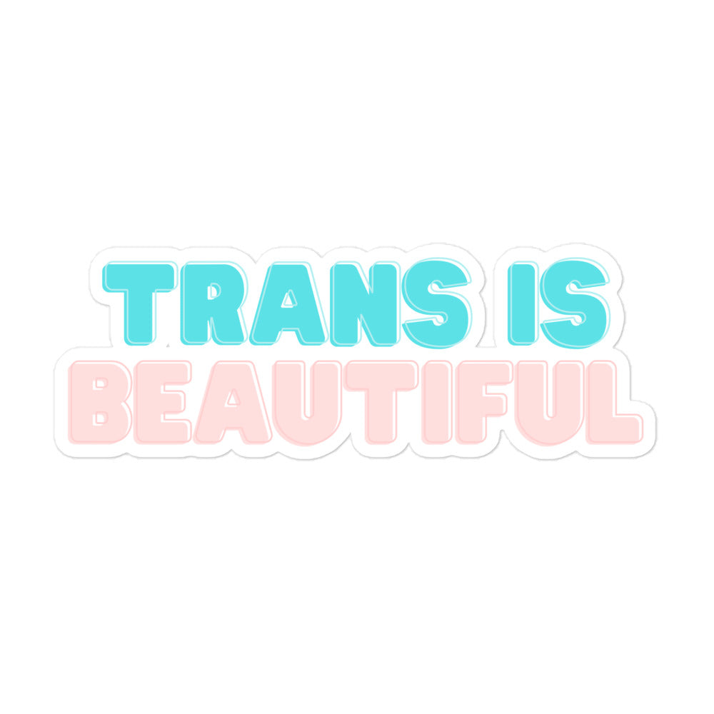 Trans is Beautiful Sticker