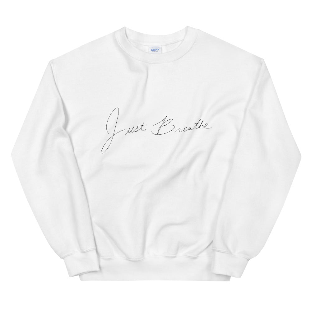 Just Breathe Graphic Sweatshirt